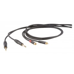 DIE HARD DHS535LU18 ONEHERO Series kabel audio 2x Jack 6.3 - 2x RCA 1.8m